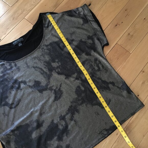 Punkrocker Tie-Dye Pattern Rolled Sleeve Tee - Picture 10 of 11